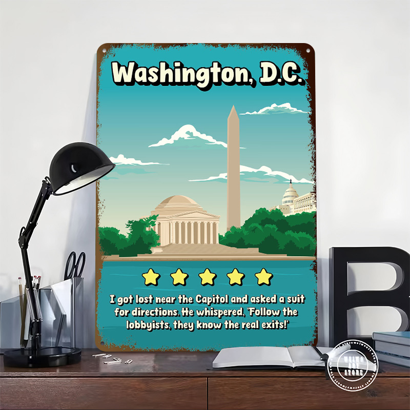 Washington D.C. Funny Review T - Travel Accessories Reviews review and price