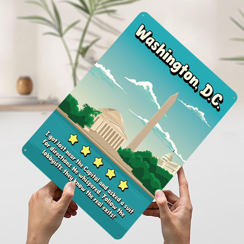 Washington D.C. Funny Review T - Travel Accessories Reviews review and price