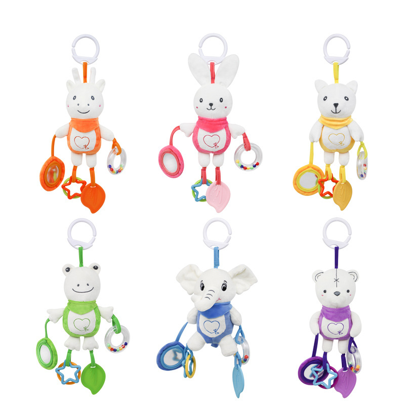Soft Stuffed Animal Baby Rattl - Travel Accessories With Toddler review and price
