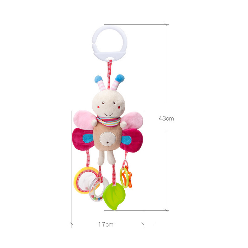Soft Stuffed Animal Baby Rattl - Travel Accessories With Toddler review and price