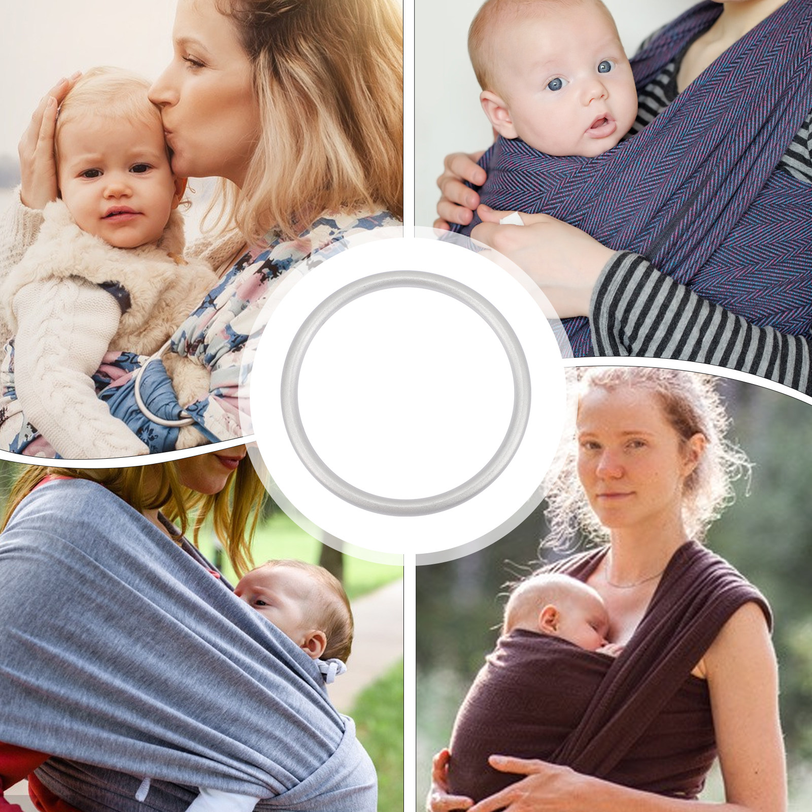 2Pcs Baby Carrier Ring Aluminu - Travel Accessories With Toddler review and price
