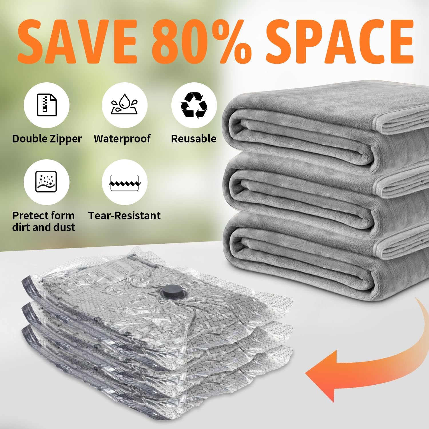15-Pack Travel Vacuum Storage  - Compression Bag Vacuum review and price