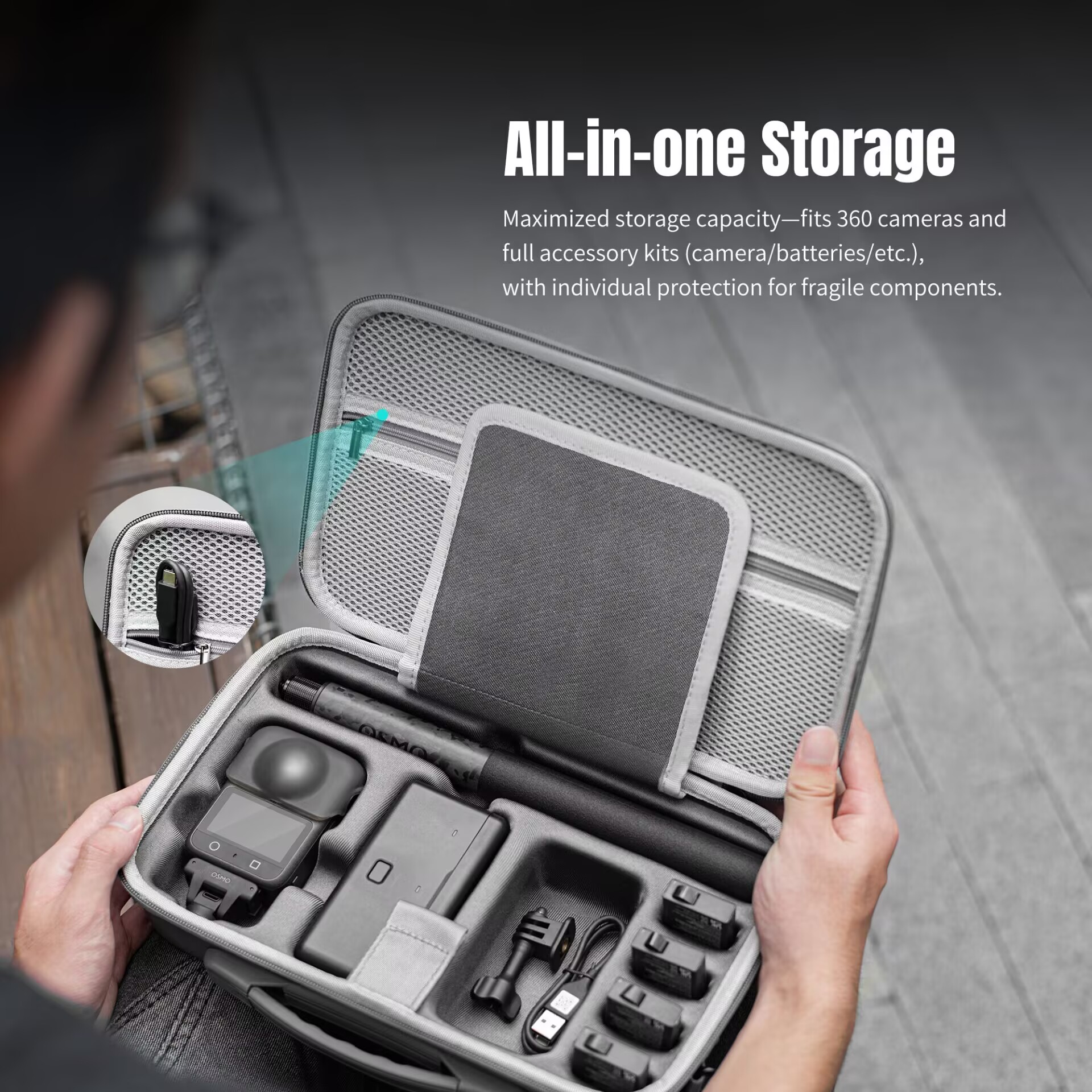 STARTRC Storage Bag for DJI OS - Travel Accessories Store review and price