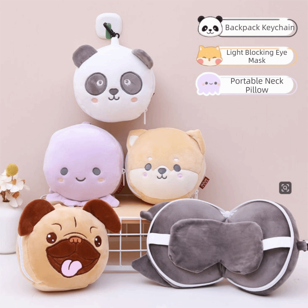Cute 2 in 1 Neck Pillow Cartoo - Travel Accessories Pillow review and price