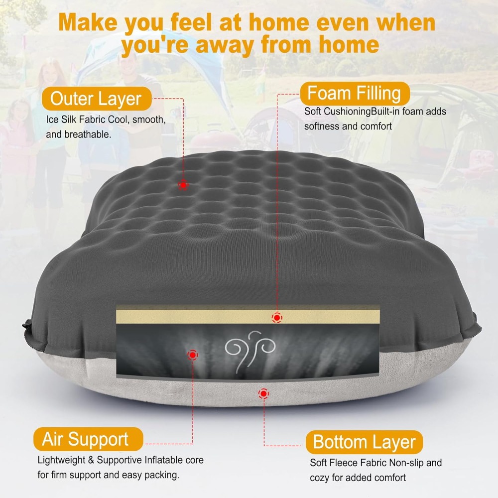 Ultralight Inflatable Camping  - Travel Pillow Inflatable review and price