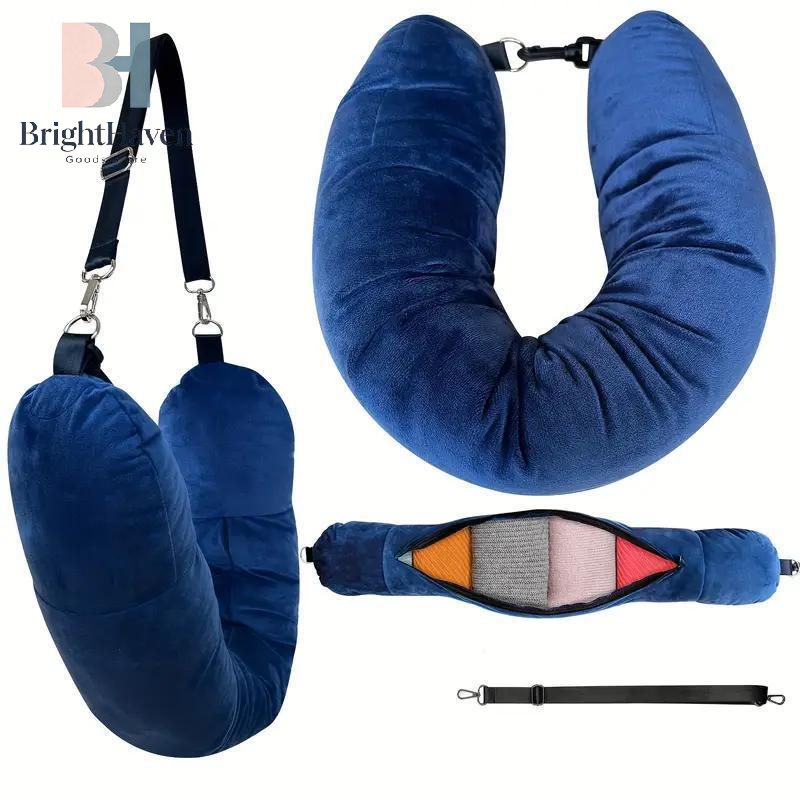 Travel Neck Pillow With Fillab - Travel Pillow Inflatable review and price